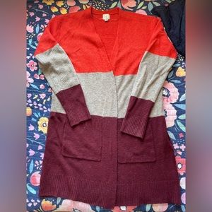 a new day Women’s color block cardigan
